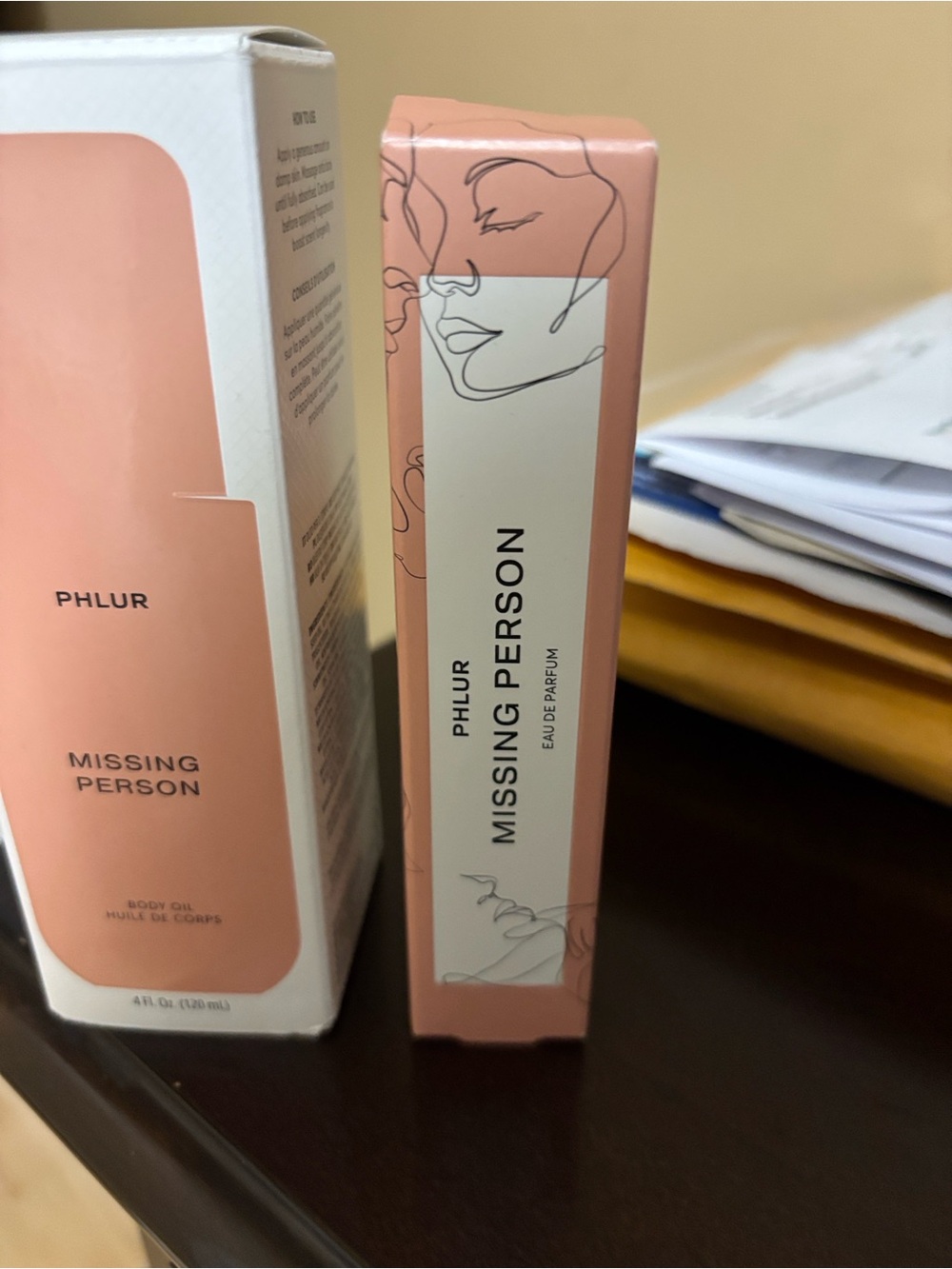 Both New PHLUR Missing Person Body Oil — new and new eau de parfum